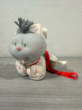 Cabbage Patch Kids Pets Cat Kitten Plush Stuffed Animal Grey Vintage